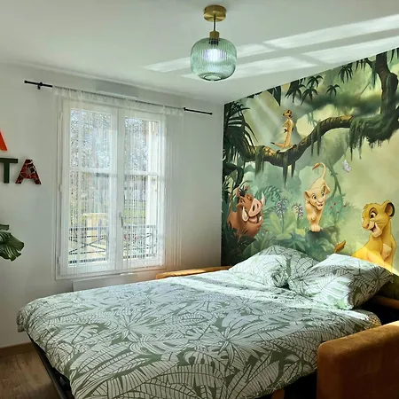 Apartamento Aux Berges Du Roi Lion Bailly-Romainvilliers